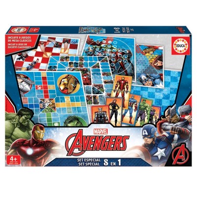 Avengers - set 8 jeux en 1 - edu16693  Educa    323004